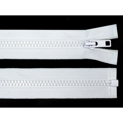 Zip kostěný dělitelný bílý, délka 40 cm – Hledejceny.cz