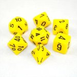 Sada 7 RPG kostek Translucent Yellow – Zboží Mobilmania