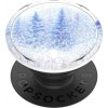 Držák na mobil PopSockets PopGrip Gen.2, Tidepool Snowglobe Forest, zimní les v tekutině se sněhem