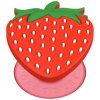 Držák na mobil PopSockets PopGrip Gen.2, PopOuts Sweet Berry, 3D silikónová jahůdka