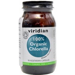 Viridian 100% Organic chlorella 90 kapslí