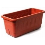 Plastkon Samozavlažovací Truhlík FANTAZIE teracota 40 x 19 x 18 cm – HobbyKompas.cz