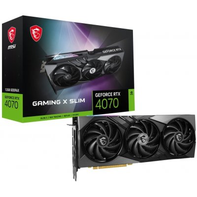 MSI GeForce RTX 4070 GAMING X SLIM 12G – Zbozi.Blesk.cz