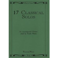 Fentone Music Noty pro klarinet 17 Classical Solos
