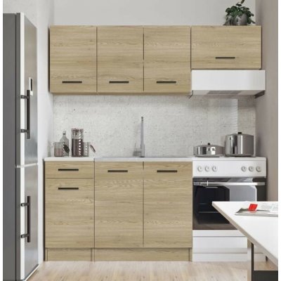 DREWNEX kuchyňská linka PUNO 180 cm dub Cremona – Zboží Dáma