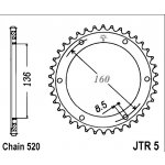 JT Sprockets JTR 5-47 | Zboží Auto