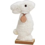 Deejada.cz Plyšový králík na dřevěném podstavci 2 druhy 20 cm – Hledejceny.cz