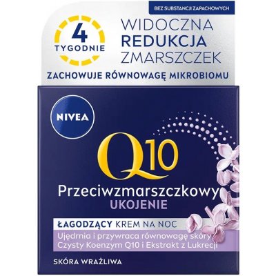 Nivea Q10 Serenity upokojujúci nočný krém proti vráskam 50 ml – Zbozi.Blesk.cz