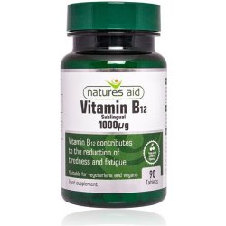 Natures aid Vitamín B12 1000 µg 90 tablet