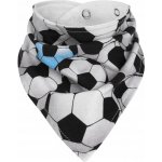 Akuku Dětský šátek Fotbal bílý černý – Zboží Mobilmania