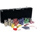 GamesPlanet Pokerový set Black Edition, 500 žetonů
