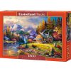 Puzzle Castorland DOMEČEK S POZADÍM HOR 1500 dílků