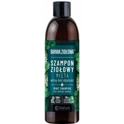 Barwa Bylinný šampón pre vlasy bez objemu Mäta 250 ml