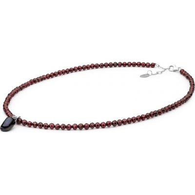 Gaura Pearls Korálkový Luz keshi perla granát 214-37 Červená – Zboží Mobilmania