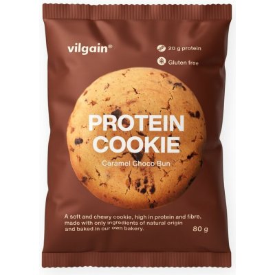 Vilgain Protein Cookie čokoláda a karamel 80 g – Sleviste.cz