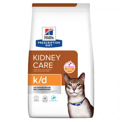 Hill's Prescription Diet K/D Péče o ledviny granule pro kočky s tuňákem 1,5 kg – Zboží Dáma