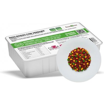 FoodNess Červená rýže se zeleninou 220 g – Zboží Dáma
