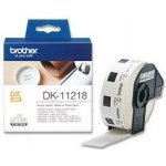 Brother DK11218 - papírové štítky - 24 x 90 mm, černý tisk / bílá páska, 1000 ks – Hledejceny.cz