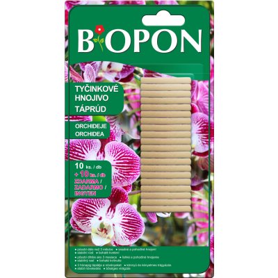 Biopon hnojivové tyčinky na Orchidea 10 ks – Sleviste.cz