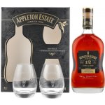 Appleton Estate 12y Rare Casks 43% 0,7 l (dárkové balení 2 sklenice) – Hledejceny.cz