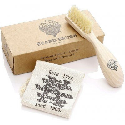 Kartáč na plnovous Kent BRD2 — Right Handed Beard Brush – Sleviste.cz
