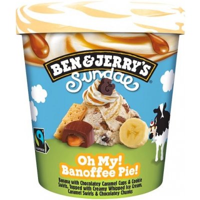 Ben & Jerry's Banoffee Pie Sundae 427ml – Zboží Dáma