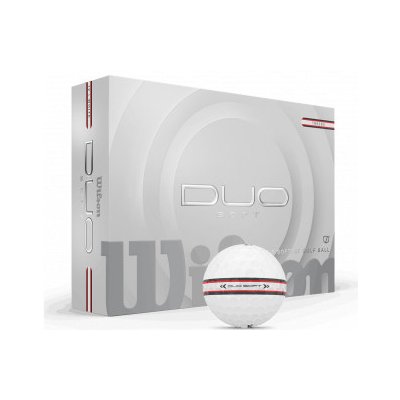 Wilson Duo Soft TRK360 bílo/červené 12 ks – Zboží Dáma