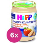 Hipp Bio na dobrou noc s keksy a jablky 6 x 190 g – Sleviste.cz