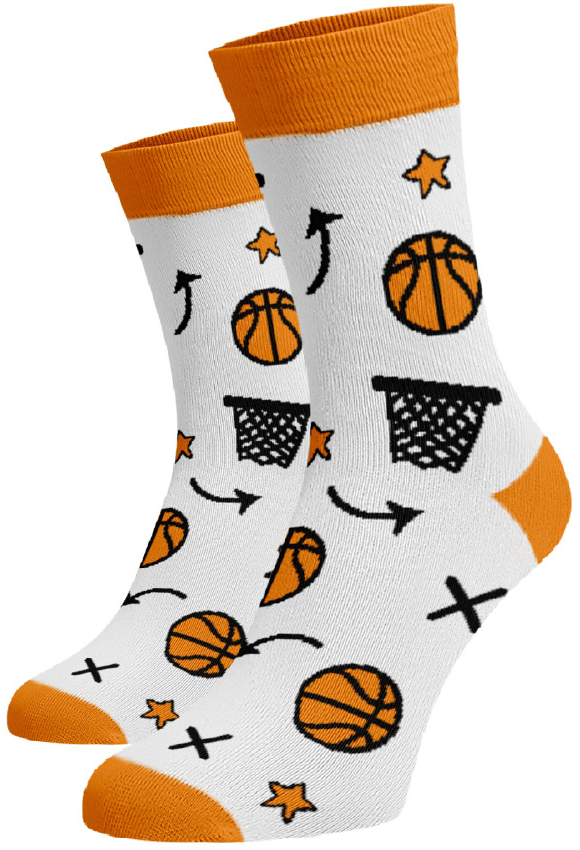Veselé vysoké ponožky basketbal Bavlna