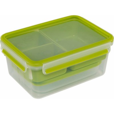 Emsa Clip&Go Food Storage Box green 2,3 L – Zboží Mobilmania