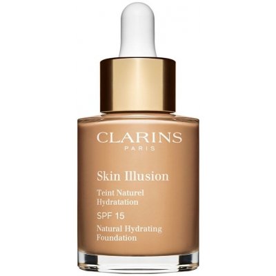 Clarins Hydratační make-up Skin Illusion SPF15 Natural Hydrating Foundation 110 Honey 30 ml – Zboží Mobilmania
