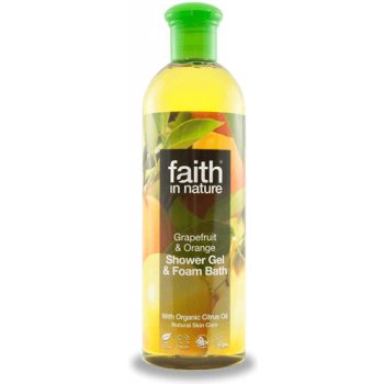 Faith in Nature 2v1 BIO Grapefruit a Pomeranč sprch. gel a pěna do koupele 250 ml