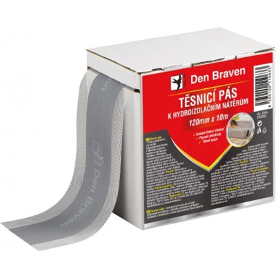 Den Braven Těsnicí pás Profi, 120 mm x 10 m, šedá – Hledejceny.cz
