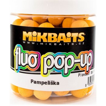 Mikbaits plovoucí Fluoro boilies 250ml 14mm Pampeliška