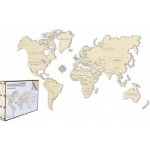 Wooden City 3D puzzle Mapa Světa M 31 ks WM501 – Zbozi.Blesk.cz