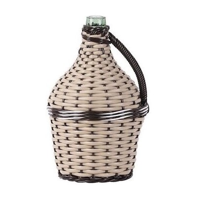 Demižón Strend Pro Cada Wilo, 05 litrový demižon skleněný na víno a kořalku, opletený demižon, MIX barev ST2211500 – Sleviste.cz