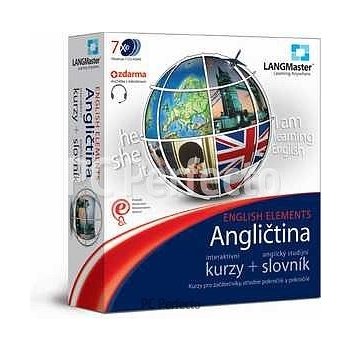 LANGMaster Angličtina ELEMENTS - kurz a studijní slovník Lexicon