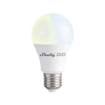 Shelly DUO, stmívatelná 800 lm, E27, nastavitelná teplota bílé, WiFi SHELLY-DUO