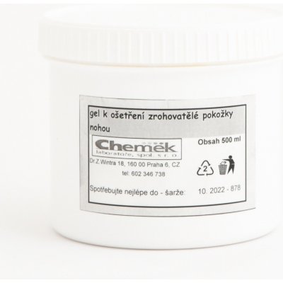 Chemek Top Gold gel k ošetření zrohovatělé pokožky nohou 500 ml – Hledejceny.cz