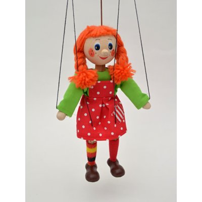 Moravská ústředna Brno Loutka holka copatá 20 cm – Zboží Dáma