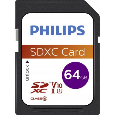 Philips SDXC 64 GB class 10 FM64SD55B – Hledejceny.cz