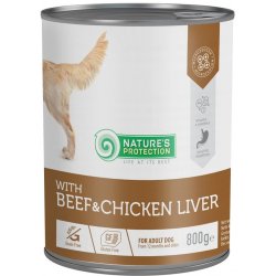 Natures Protection Dog Adult Beef & Chicken liver 800 g