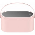 Verk 24342 Organizér na kosmetiku se zrcadlem USB LED růžový – Sleviste.cz