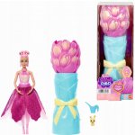 Mattel Barbie PETAL POP květinové překvapení růžový tulipán – Hledejceny.cz