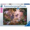 Puzzle Ravensburger 151851 Rodina vlků v létě 1000 dílků