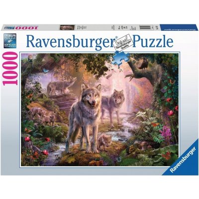 Ravensburger 151851 Rodina vlků v létě 1000 dílků – Zboží Mobilmania