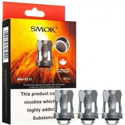 Smoktech Smok TFV Mini V2 Coil S Coils S1 0.15 ohm 3 ks – Zboží Mobilmania