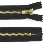 Kovový zip no.5 nerozepínací 6cm jeansový - více barev Barva: 01 černá – Hledejceny.cz
