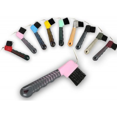 Háček na kopyta Soft s kartáčkem fuchsia černý – Zboží Dáma