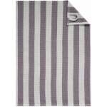 CAWÖ Piqué Streifen 536 švestka/platina 50 x 70 cm – Zboží Mobilmania